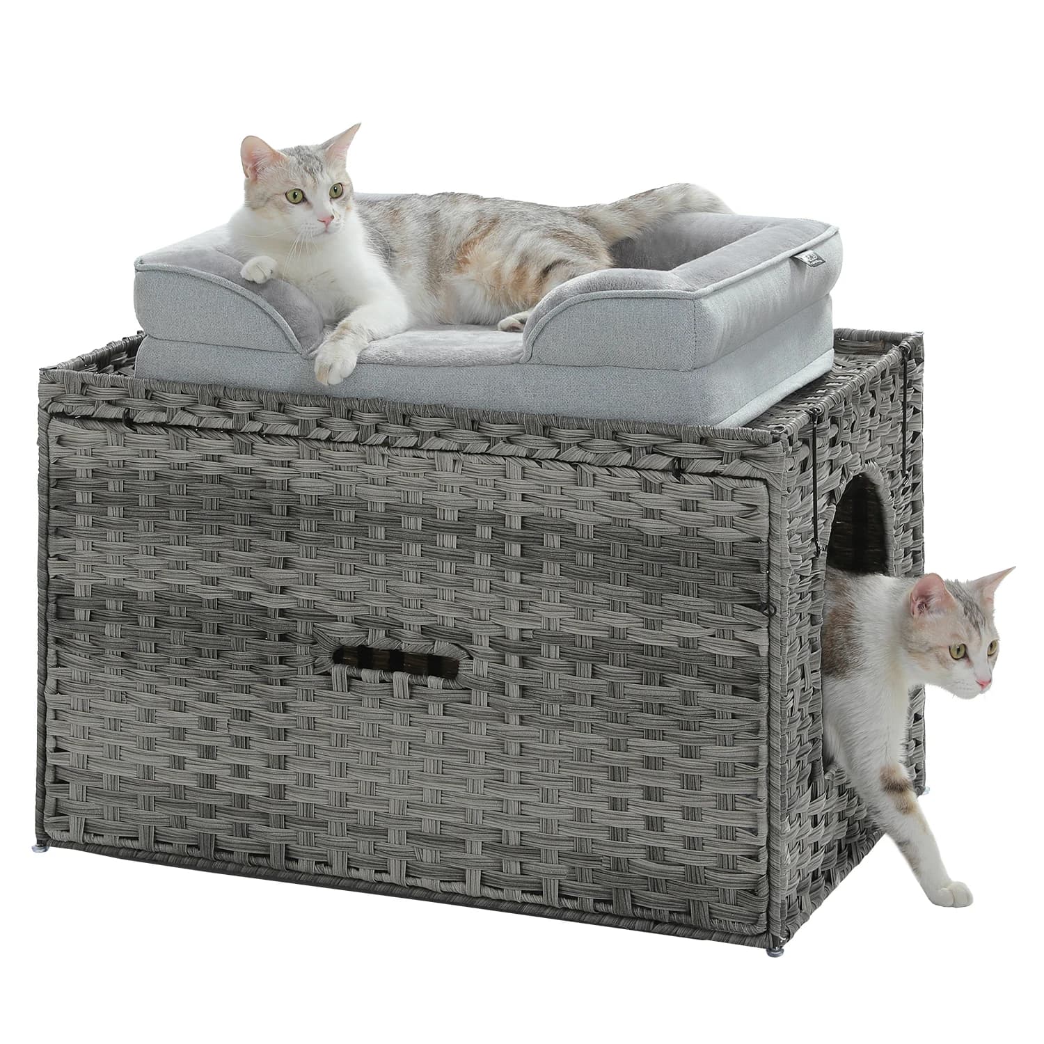 meuble litière à chat
